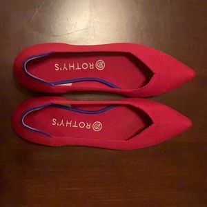 Rothy’s Chili Red Pumps Size 10.5